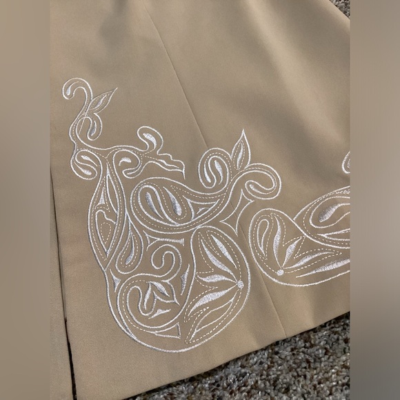 New Terramina Jacket Suit Women 2 Piece Size 14 Brown Color - Picture 8 of 15